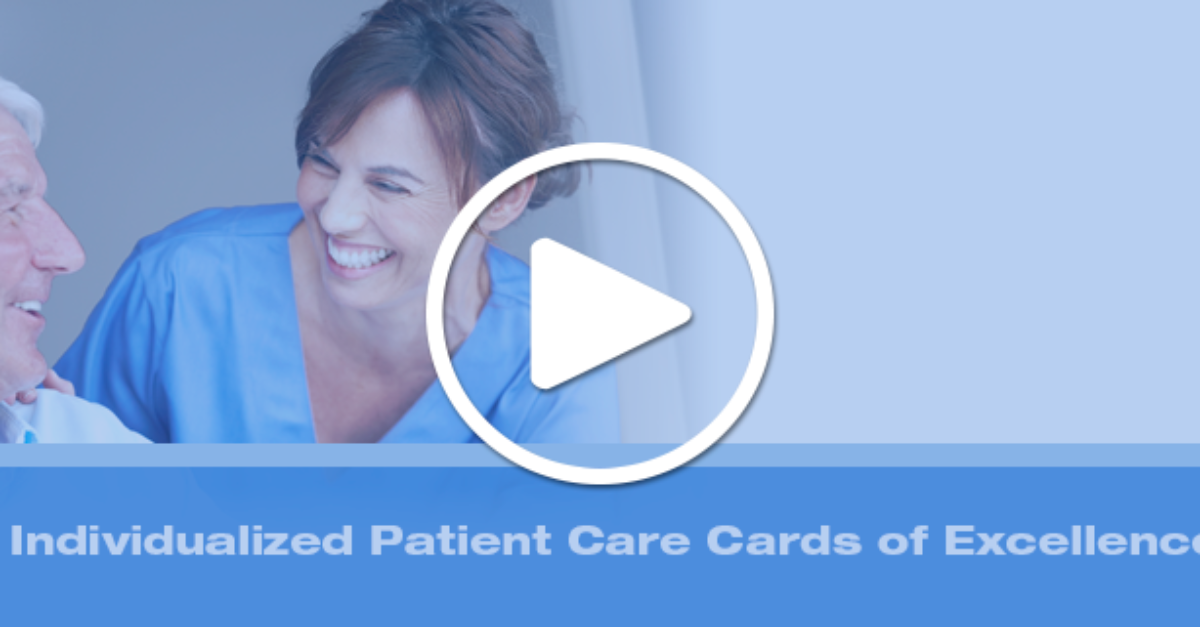Webinar graphic for Individualized Patient Care Cards