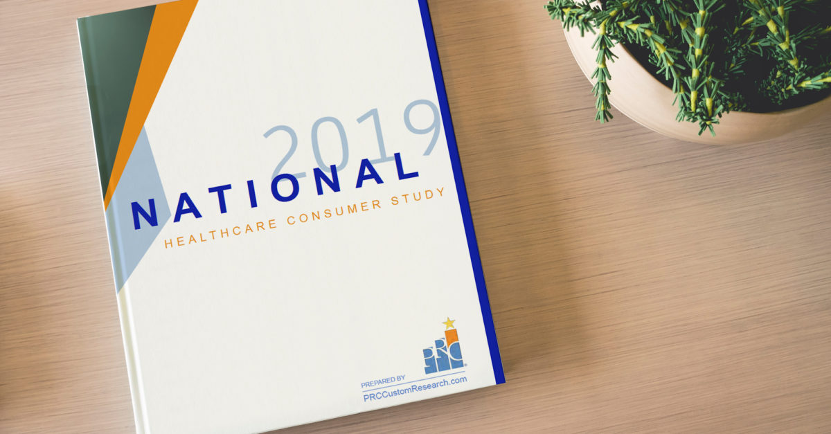 PRC's 2019 National Consumer Study booklet placed on a desk
