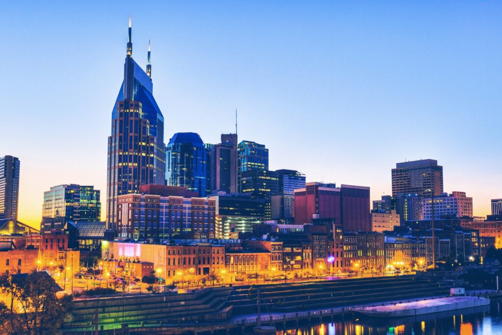 Downtown Nashville skyline