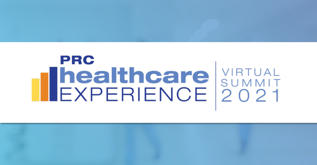 2021 PRC Healthcare Experience Virtual Summit Header