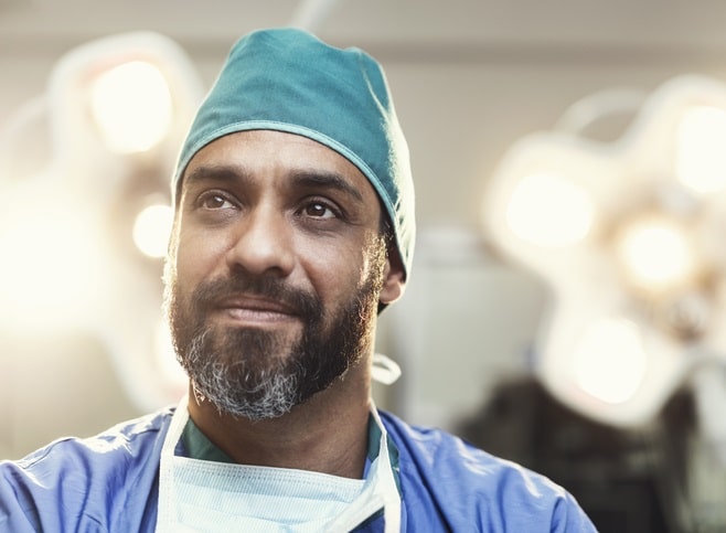 Dedicated surgeon in operating room
